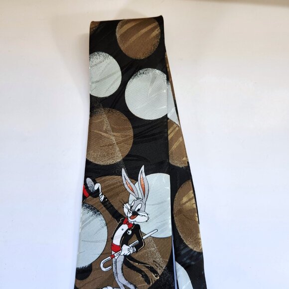 Looney Tunes Bugs Bunny Necktie Men's Cartoon Graphic Tie Vintage Canada - Picture 3 of 6